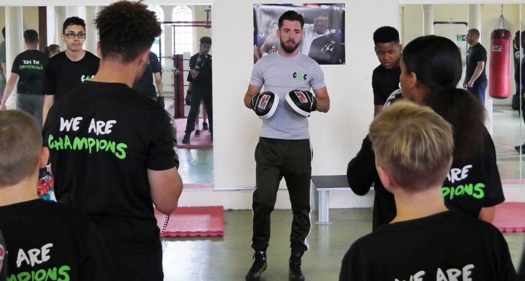 Boxing empowerment session