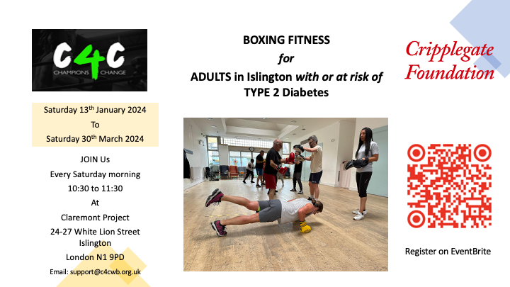 Boxing Fitness for Adults with/at risk of Type 2 Diabetes
